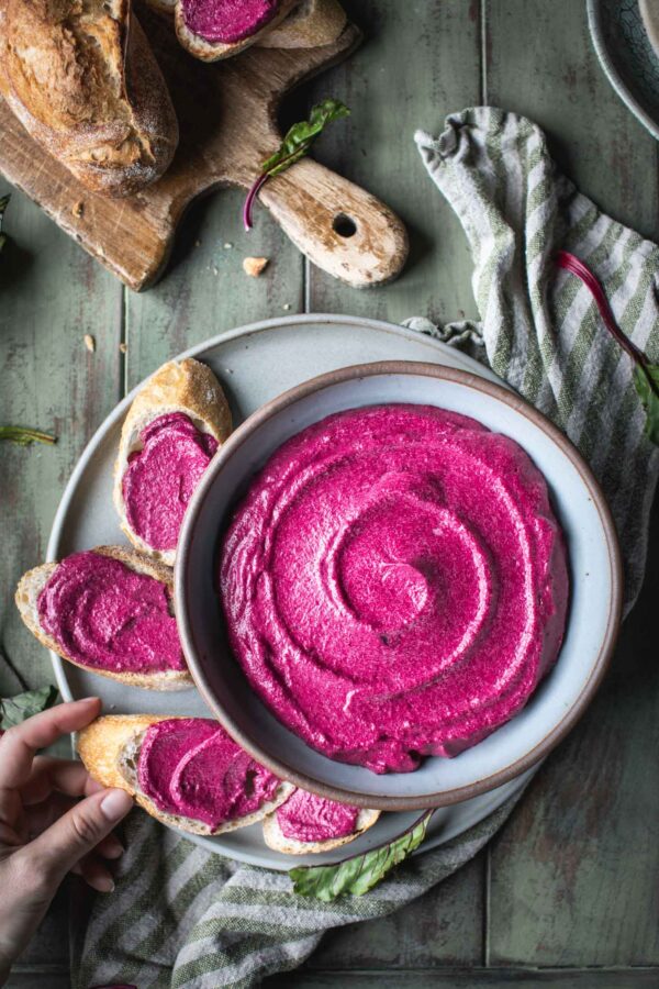 Beet Whipped Feta