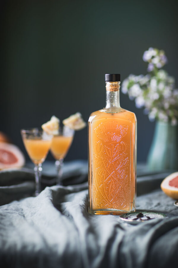 Grapefruit Vanilla Liqueur